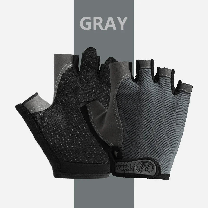 Cycling Gloves for Men Woman Fingerless Sports Fitness Training Gym Gloves Motorcycle Mtb Anti-slip Gloves Bicycle Accessories