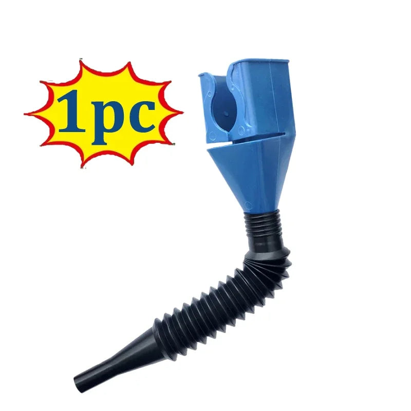 1/3/5PCS Telescopic Car Refueling Funnel Universal Engine Oil Gasoline Filter Transfer Funnels Tool Foldable Portable Funnels