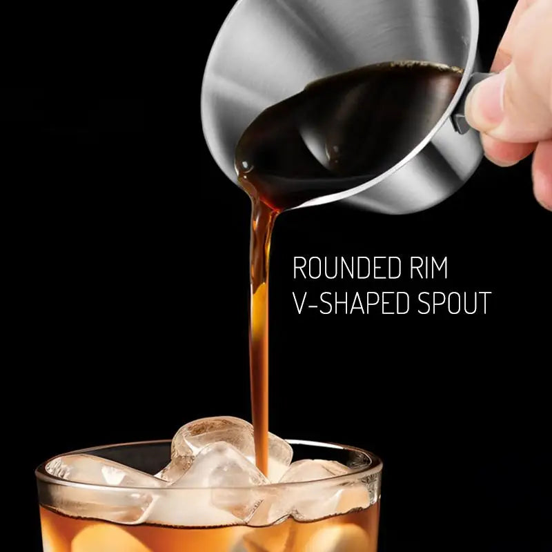 New-100ML Stainless Steel Coffee Extraction Cup With Scale Small Milk Spoon Making Cup Espresso Measuring Cup Kitchen Tools Cup
