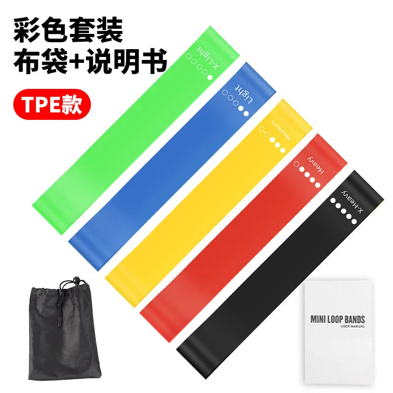 Resistance Bands Set Gym Equipment for Home Fitness Elastic Bands Strength Agility Training Equipment Handy Gym Workout Boxing