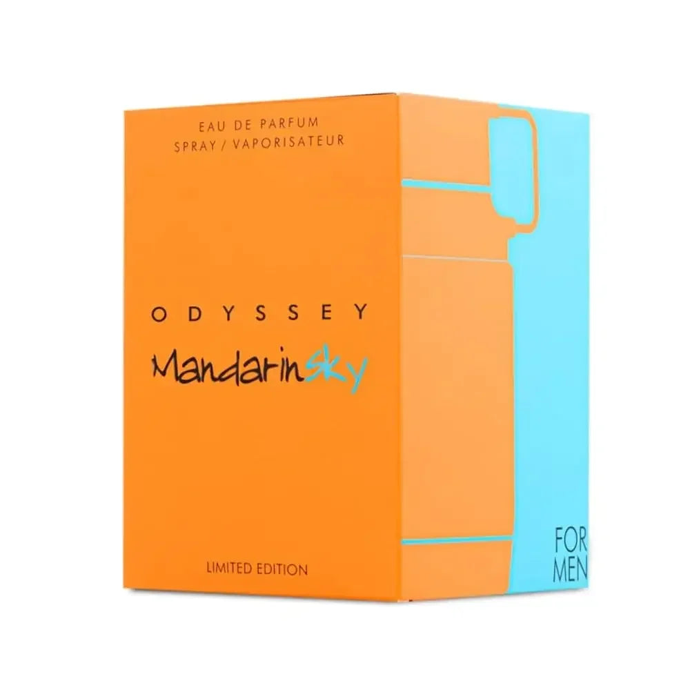 Armaf Odyssey Mandarinsky EDP 100ML for Men, Zesty Citrus Scent, Limited Edition Luxury Spray