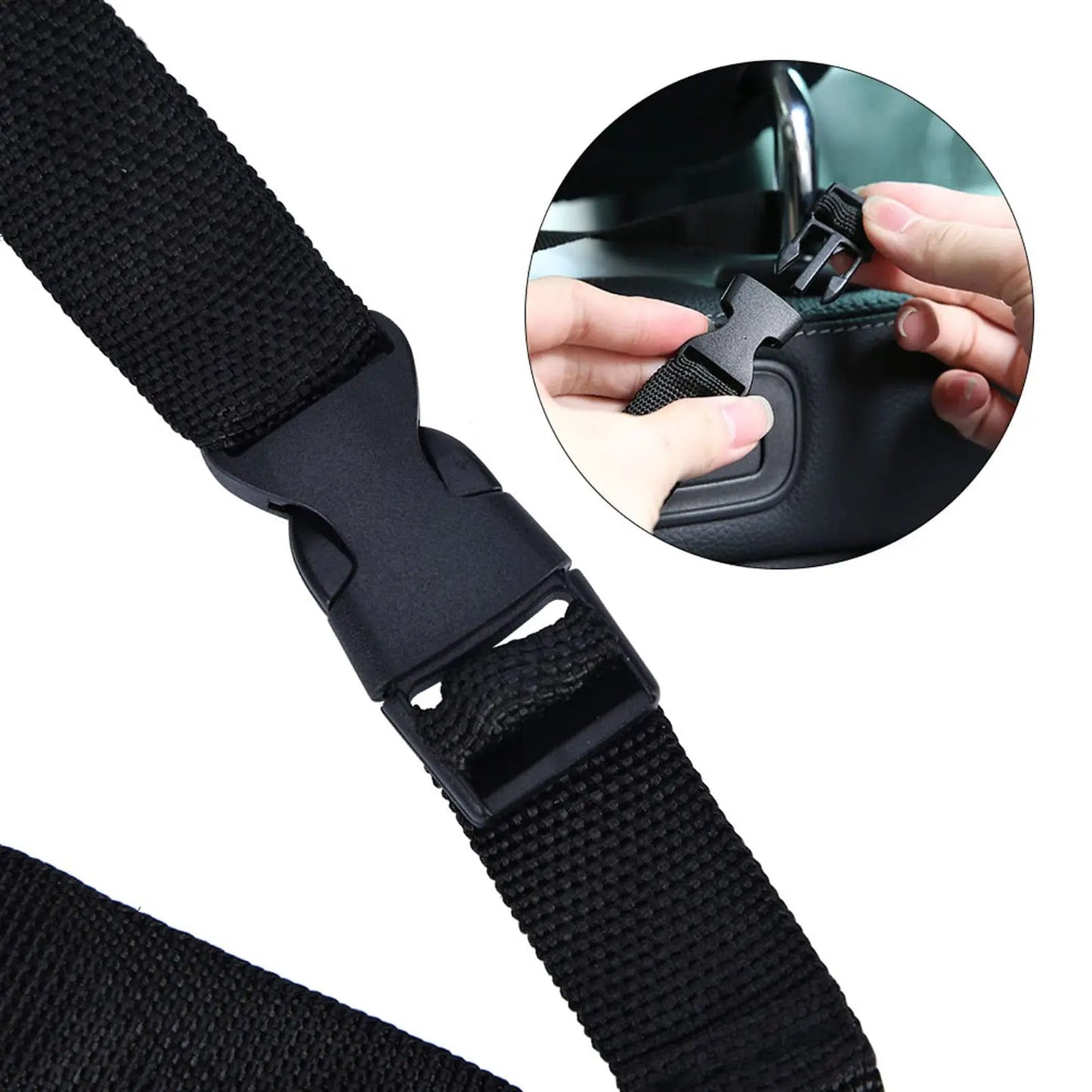 Car Trash Bags Hanging Detachable Garbage Bag Washable Seat Back Hanging Car Trash Bag Auto Garbage Can for Outdoor Traveling