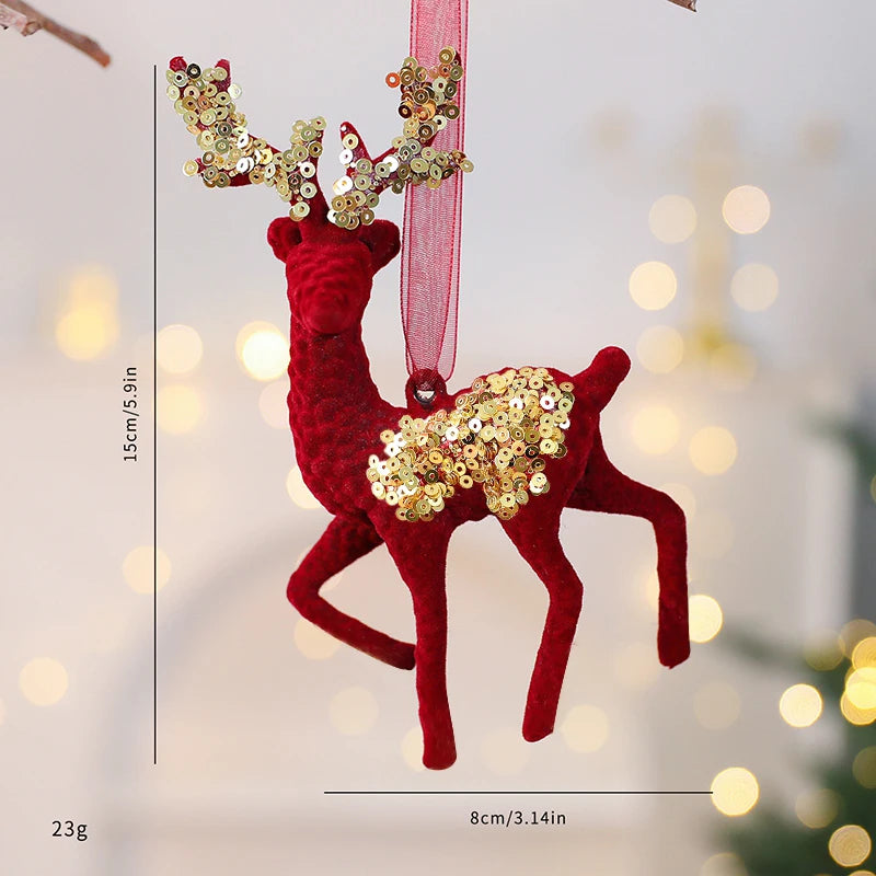 Xmas Tree Accessories Christmas Decorations 2026 Christmas Party Ornament Hanging Pendants Room Decor Wall Decor Navidad