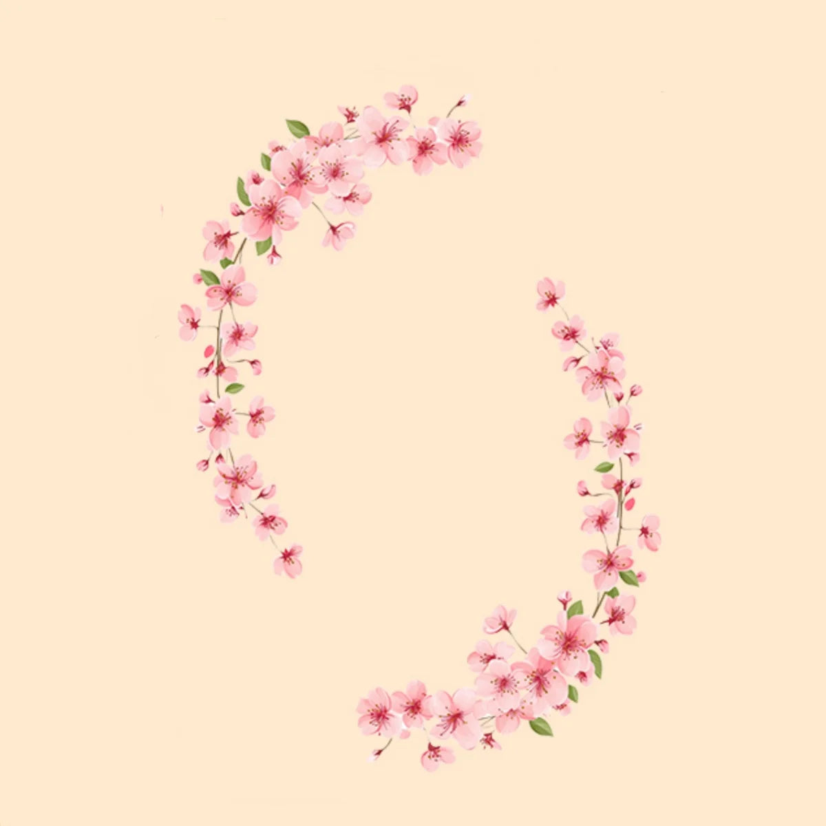 1PC Creative floral window stickers with cute peach blossom patterns, suitable for decorating living rooms, bedrooms, home furni