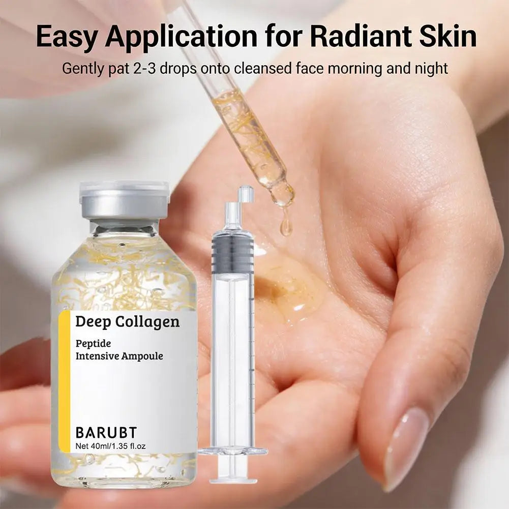 Deep Collagen Peptide Intensive Ampoule Essence Revitalizing Deep Moisturizing Glow Boosting Firming Nourishing Korean Skin Care