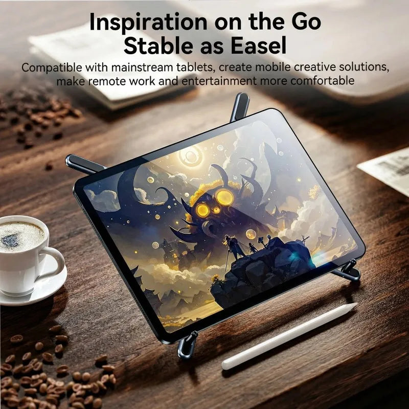 Adjustable Foldable Laptop Stand Holder Cell Phone Portable ABS Plastic Notebook Holder Desktop Riser for MacBook IPad Tablet