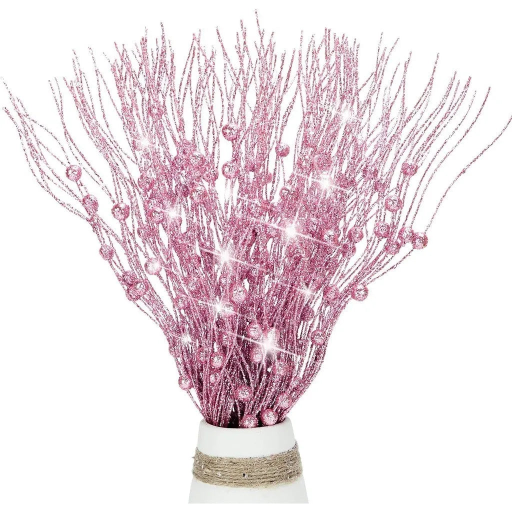 5Pcs Christmas Glitter Poinsettia Flowers Artificial Berry Christmas Tree Ornament for Xmas Wreath Floral New Year 2026 Decor
