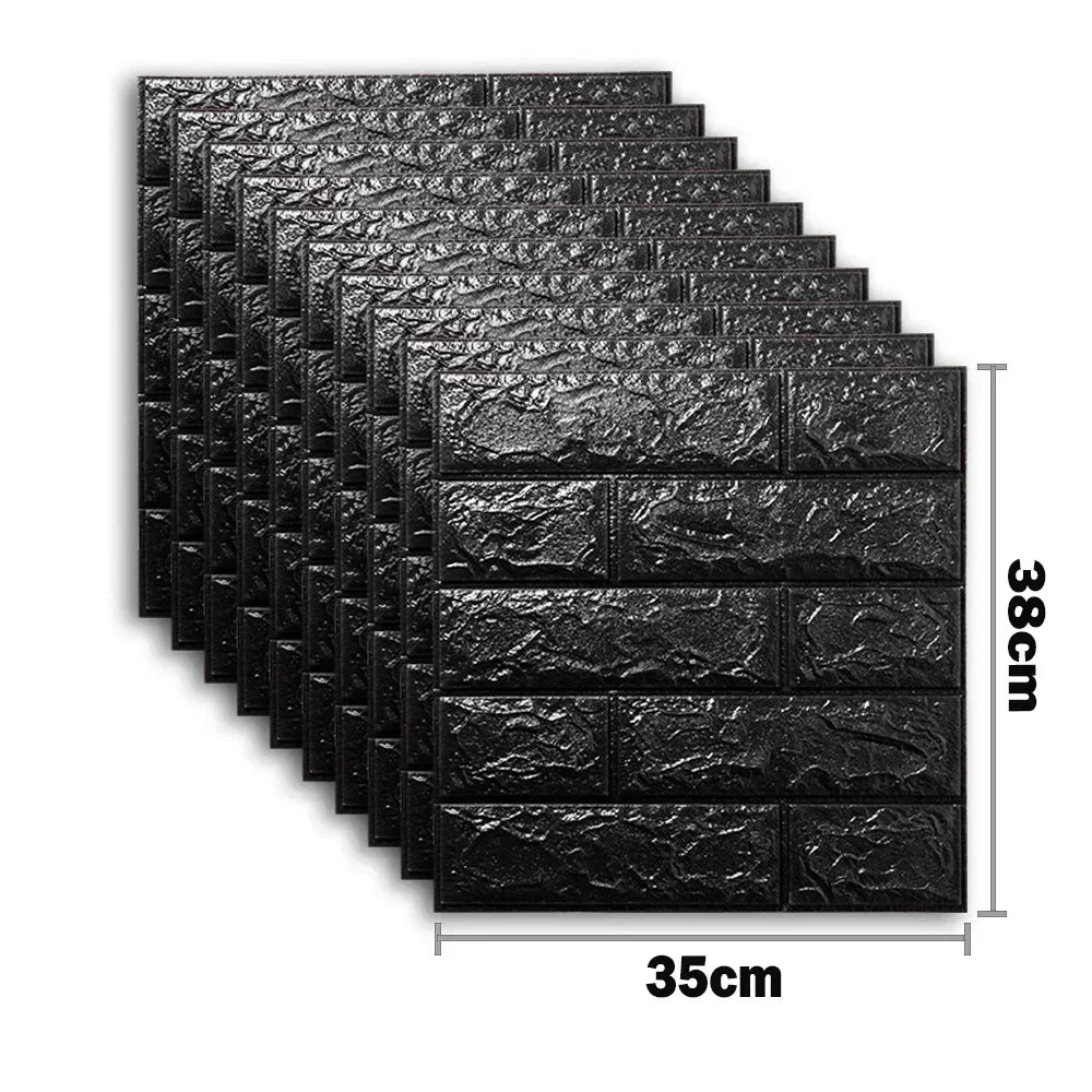 3D Foam Brick Wall Stickers