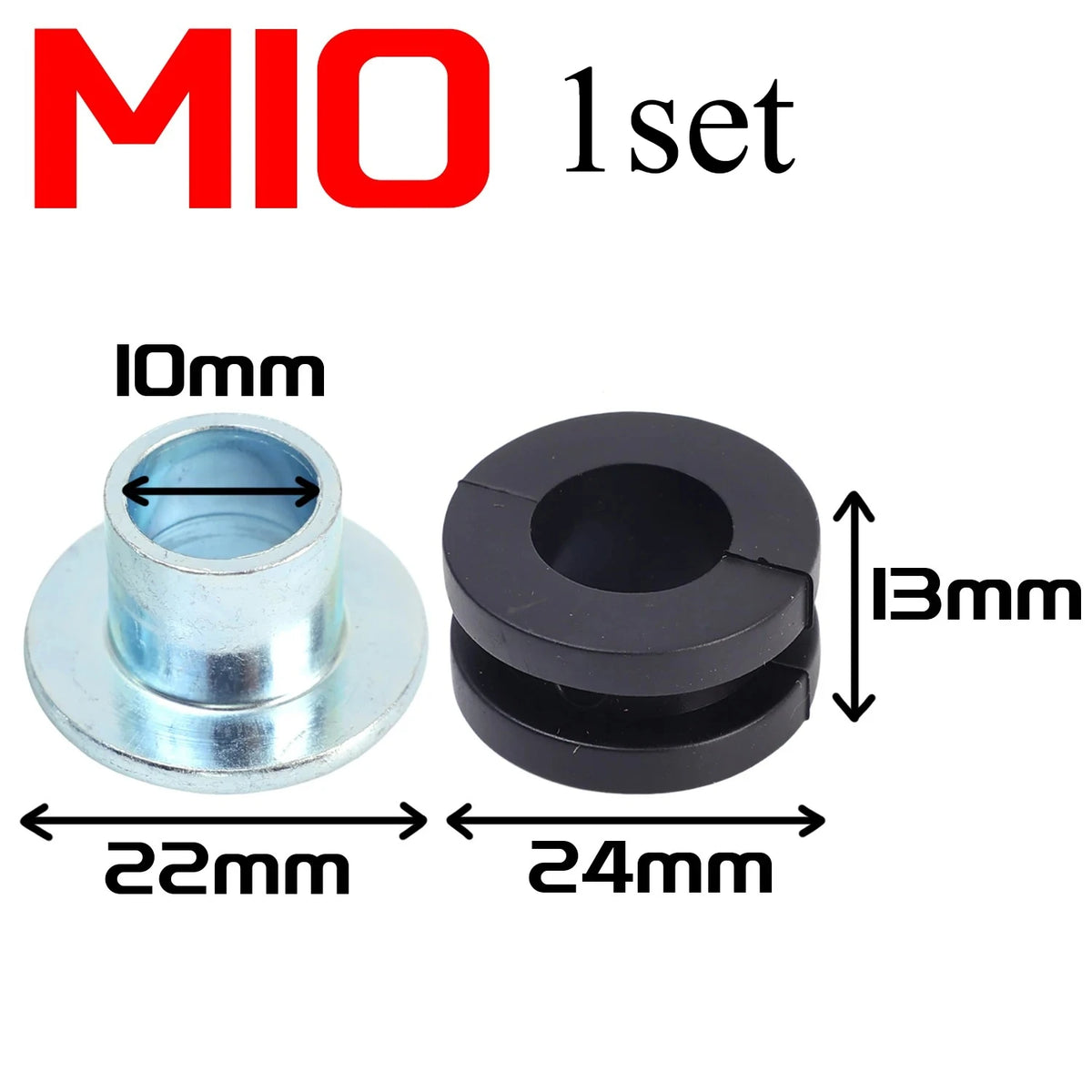 Motorcycle Rubber Grommet Kit Fairing Bolt Cushion Washer Steel Bushing Spacer for Honda Suzuki ATV Accessories M6/M10