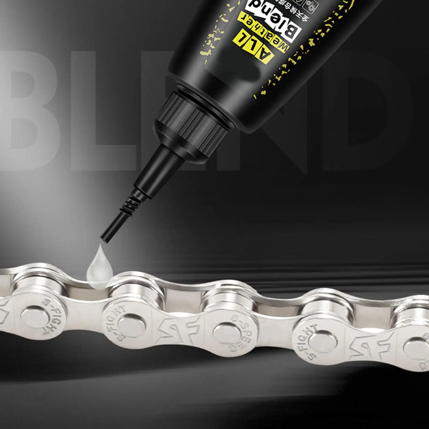 Cycling Chain Lube Synthetic Mountain Cycle Chain Oil Cycle Lubricating Oil All-Purpose All-Weather Bikes Pedal 120ml