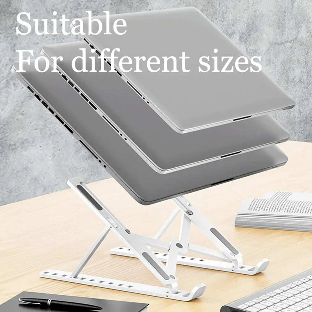 Plastic Foldable Laptop Stand Notebook Stand Portable Laptop Holder Tablet Stand Computer For MacBook Ipad Dropshipping