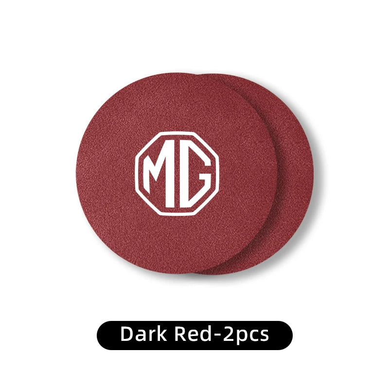 2PCS Car Coaster Cup Holder Anti-slip Accessories For MG Morris Garages 6 3 5 7 TF ZR ZS HS GS GT Hector RX5 RX8 350 550 Gundam
