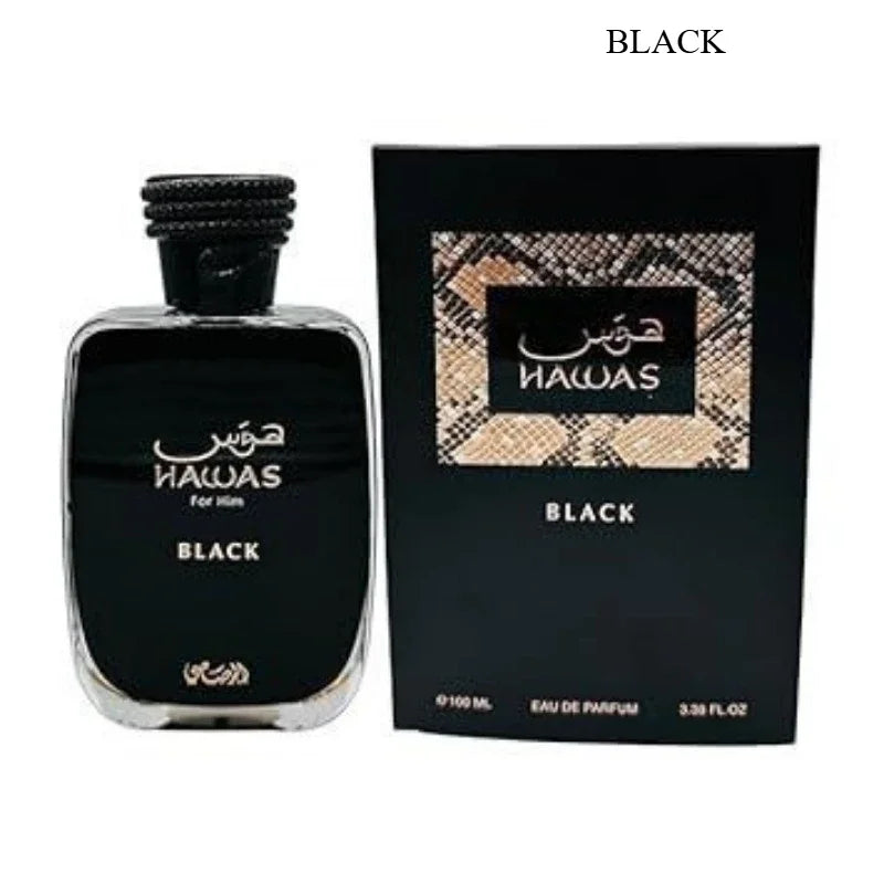 Hawas 100ml Unisex Eau De Parfum Long Lasting Fresh Woody Aquatic Fruity Aromatic Fragrance Elegant Modern Smooth Luxury Scent