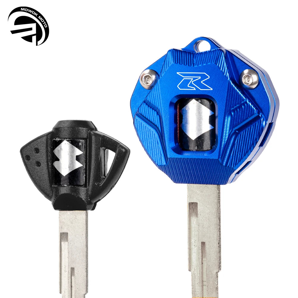 For Suzuki GSXR 600 750 1000 GSXR750 GSXR1000 GSX-R Motorcycle Accessories Aluminum Key Case Shell Cover Protector Keychain