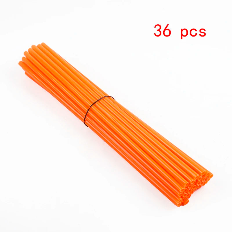Universal Motorcycle 36/72Pcs Wheel Rim Spoke Wrap Kit Skins Protector Cover For SX SXF EXC TC TE KXF CRF YZF WR YZ RM Motocross