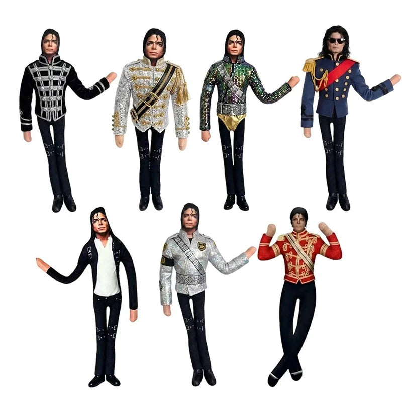 Pop King Michael Jackson Stuffed Doll Flexibly Movable Joints Handwoven Toys  For Fan Gifts For Home Decoration 2026 New Gifts