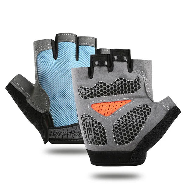 Half Finger Gel Weight Lifting Gloves Men Women Breathable Anti-slip Workout Gloves Summer Gym Yoga Sport Training Hand Gloves