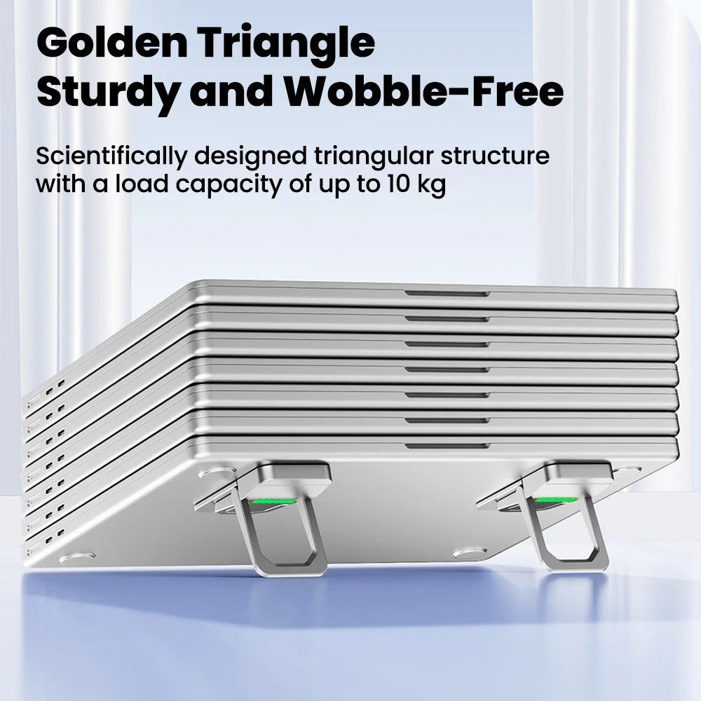 Mini Adjustable Laptop Stand Ultra-thin Folding Portable Holder for MacBook Xiaomi Notebook Cooling Keyboard Support