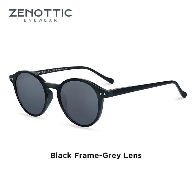 ZENOTTIC (S Size) Retro Circular Polarized Sunglasses 2026 2025 Men Women Vintage Small Round Sun Glasses UV400 Goggles Shades