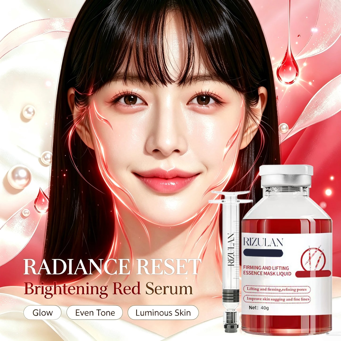 Deep Collagen Lifting Face Mask Spider Silk Anti-Aging Moisturize Sleeping Mask Hydrating Firming V-line Face Shaping Skin Care