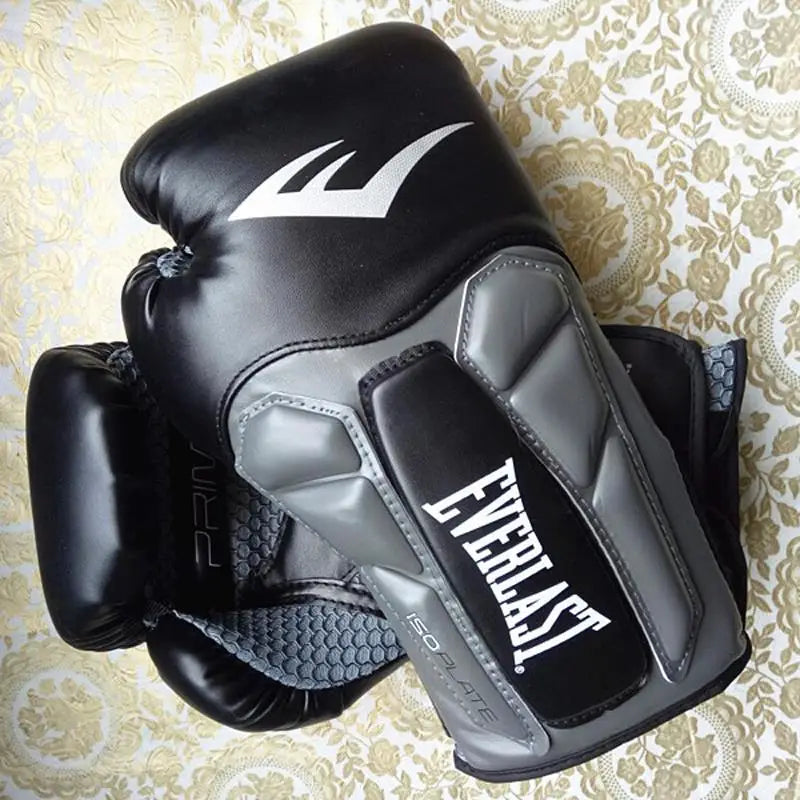 Professional Boxing Gloves for Men Women PU Leather Muay Thai MMA Gloves Breathable Kickboxing Training Mitts Sparring Fitness