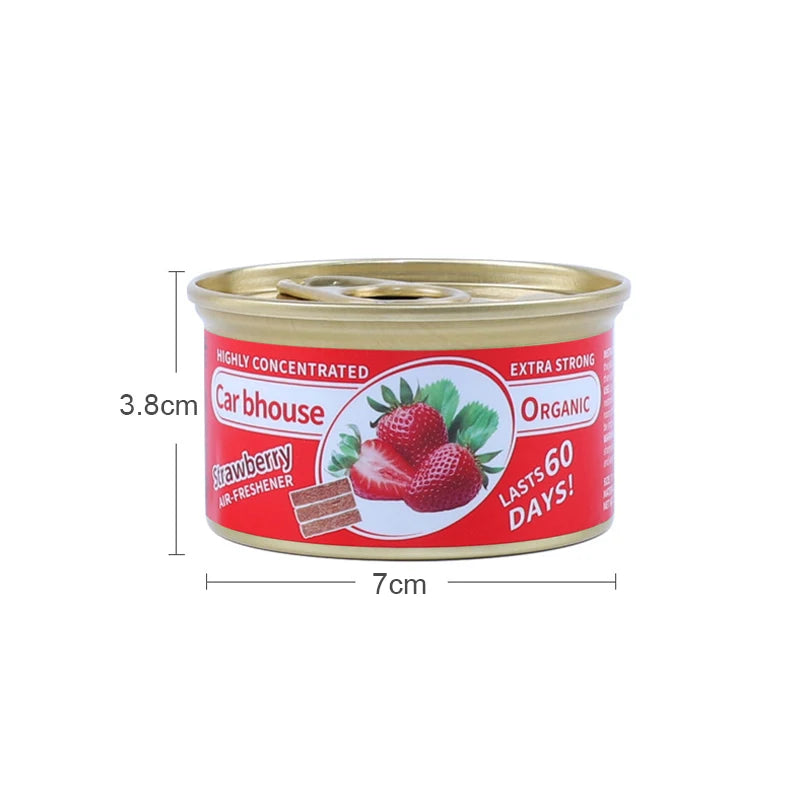 Car Air Fresheners Perfume Canned Wood Blocks Coffee Flavor Long-Lasting Auto Aromatherapy Car Deodorant Supplies Accessories