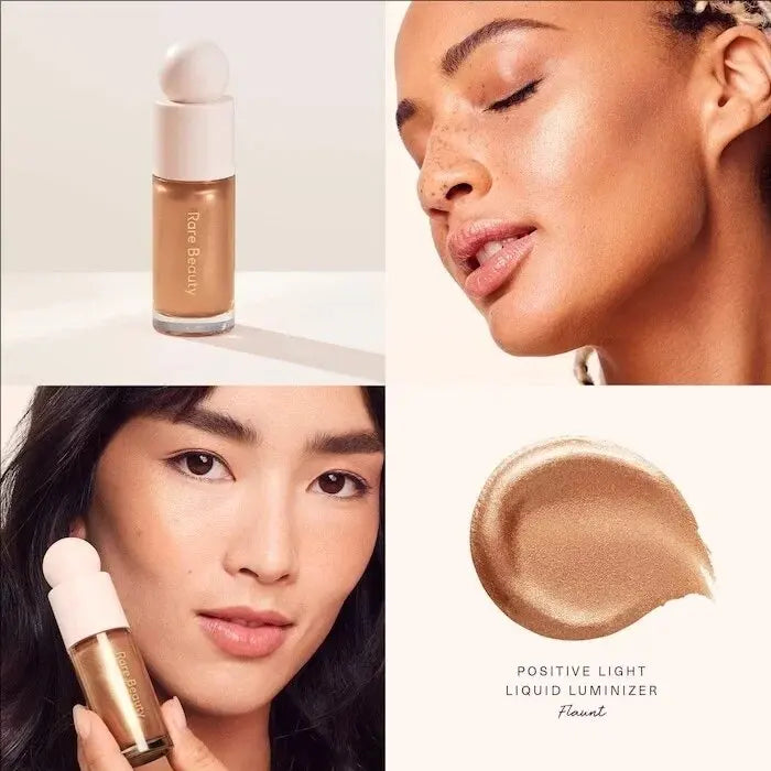 2026 Rare Beauty Face Liquid Highlighter Bronzer Contouring Cream Highlight Shine High Lighter Illuminator Easy To Apply Makeup