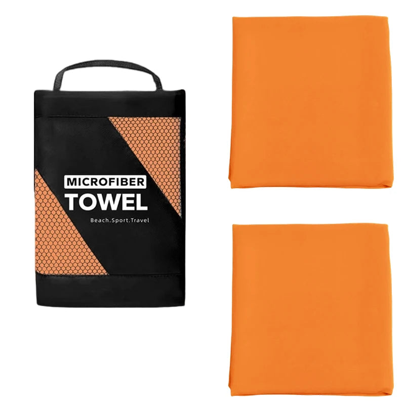 Super Absorbent 2PCS Towel Fast Drying Sports Towel Suitable Swimming Camping Fitness Breathable Durable Travel Essentials