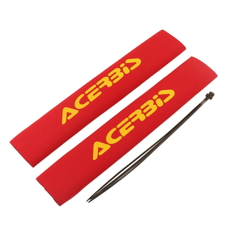 Universal 350mm Motorcycle Front Fork Protector Shock Absorber Guard Wrap Cover For ATV Dirt Pit Bike Scooter Motocross Parts