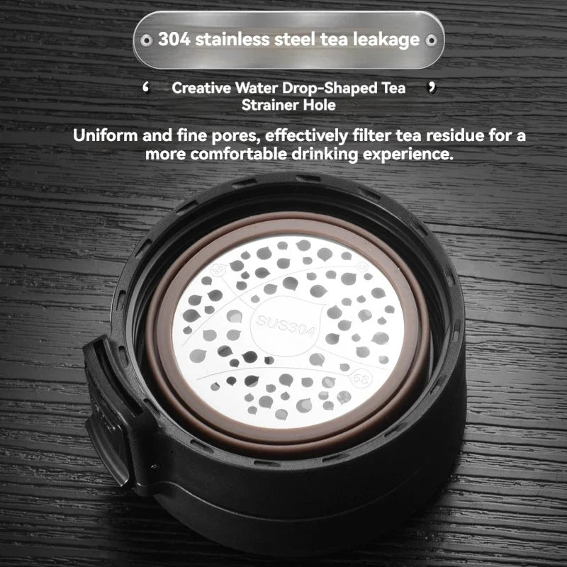 380/510ML Stainless Steel Thermo Bottle Coffee Cup  Outdoor Sports Vacuum Flask Car Thermal Cup Keeps Cold and Heat Thermal Mug