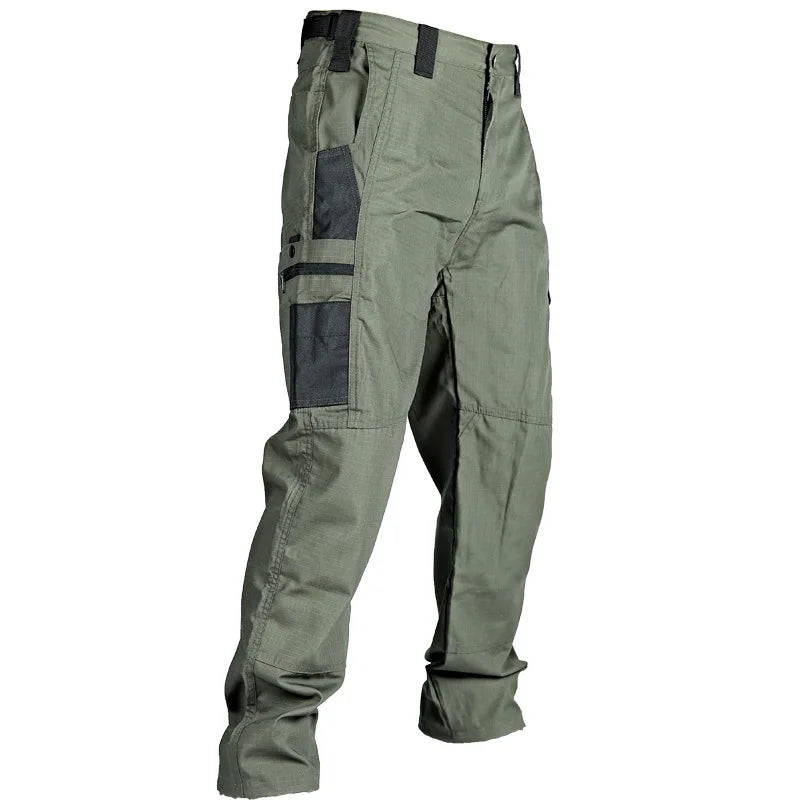 Men's Cargo Pants Multi Pockets Work Trousers Casual Tactical Pants Male Outwear Straight Autumn Winter Wear-resisting Trousers