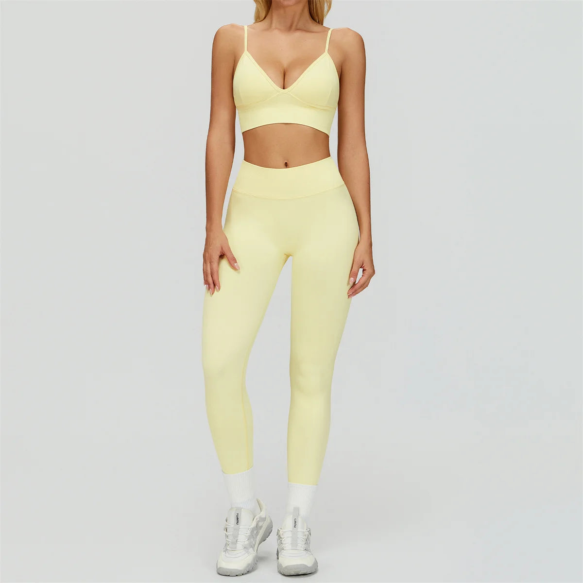 2/3PCS Seamless Yoga Set Gym Workout Athletic Wear Women Legging Fitness Bra Crop Top Long Sleeve Sports Shorts Activewear XP272