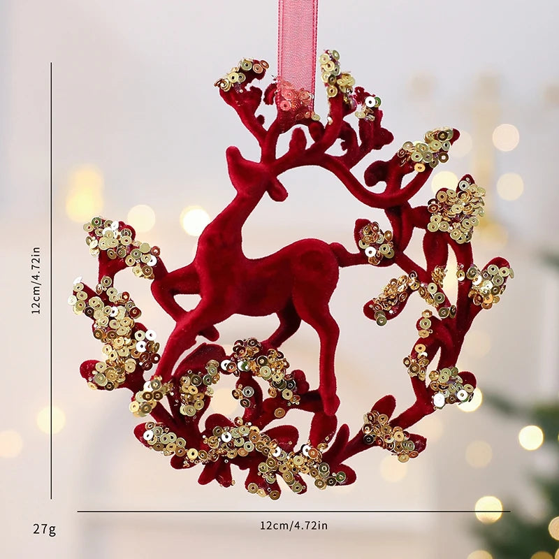 Xmas Tree Accessories Christmas Decorations 2026 Christmas Party Ornament Hanging Pendants Room Decor Wall Decor Navidad