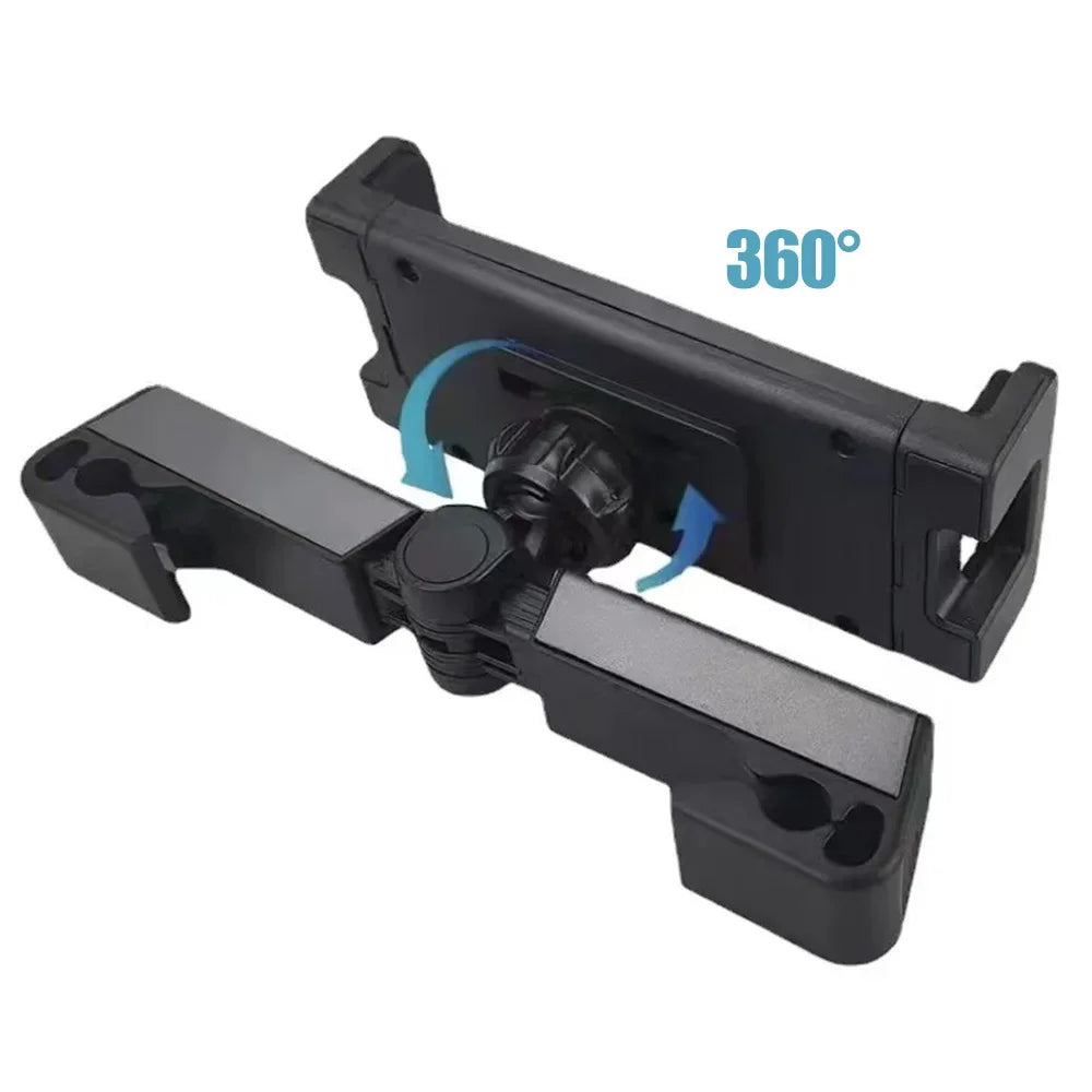 Telescopic Car Phone Holder for Rear Row Tablet Holder Anti Shake Tablet Mount Universal Auto Phone Stand for 4-12.9 Inch iPad
