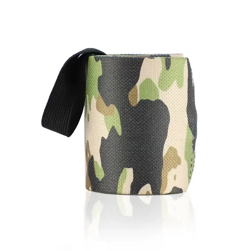 1pc Wrist Support Gym Strap Camouflage Adjustable Wristband Elastic Wrist Wraps Bandages for Gym Weightlifting Protect Hand Wrap