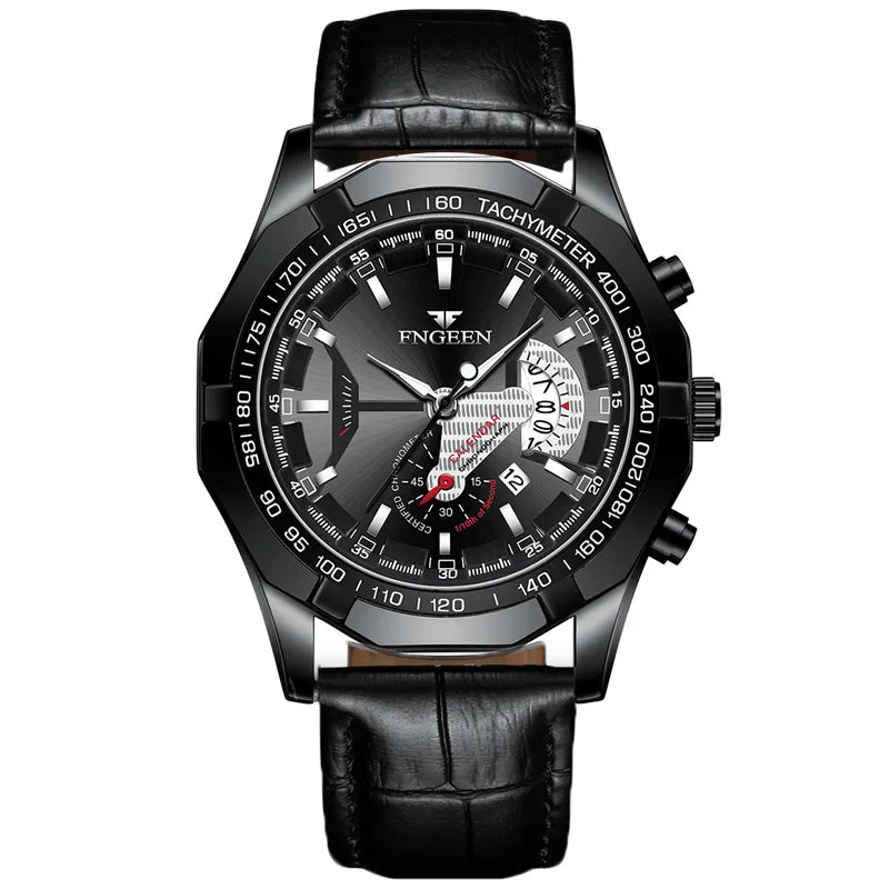 BINBOND Luxury Quartz Wristwatches For Men Luminous Waterproof Auto Date Men's Watch Stainless Steel Reloj Free Ship