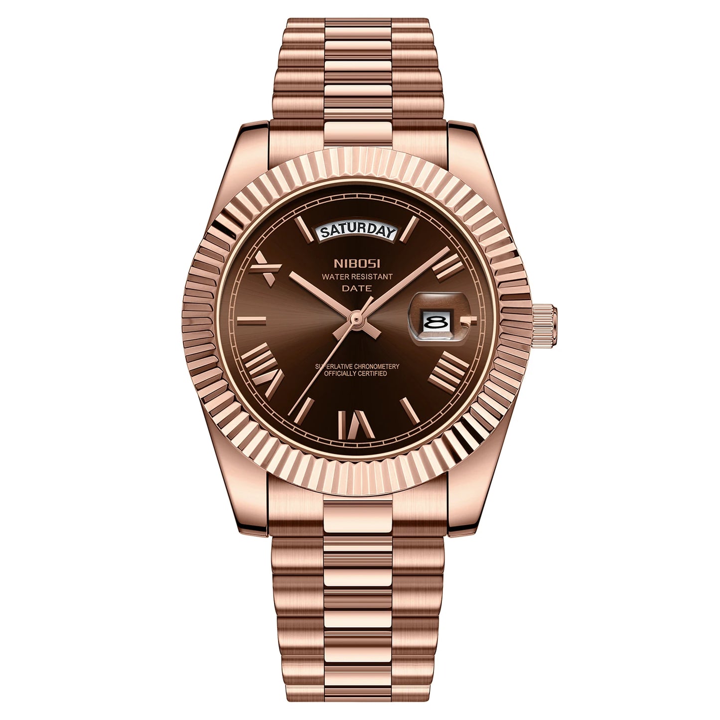 NIBOSI Fashion Watch Men Day Date Miyota Quartz Men Watch Top Brand Luxury Wristwatch Waterproof Steel Male Clocks Reloj Hombre