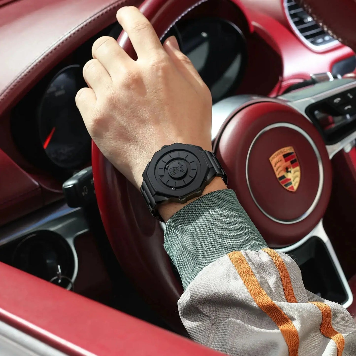POEDAGAR High Quality Luxury Watch For Men Waterproof Fashion Man Wristwatch Business Stainless Steel Men's Quartz Watches Reloj