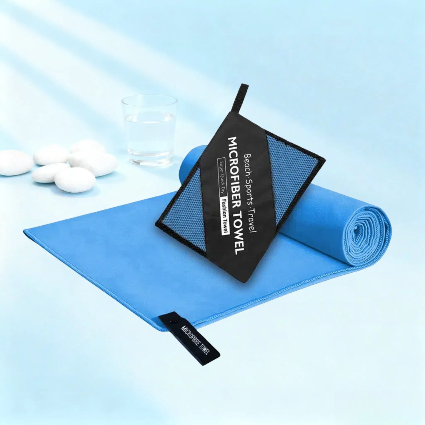 Microfiber Quick-Dry Lightweight Sandproof Towel  Portable Compact for Swim Yoga Gym Beach Travel Sports Supplies