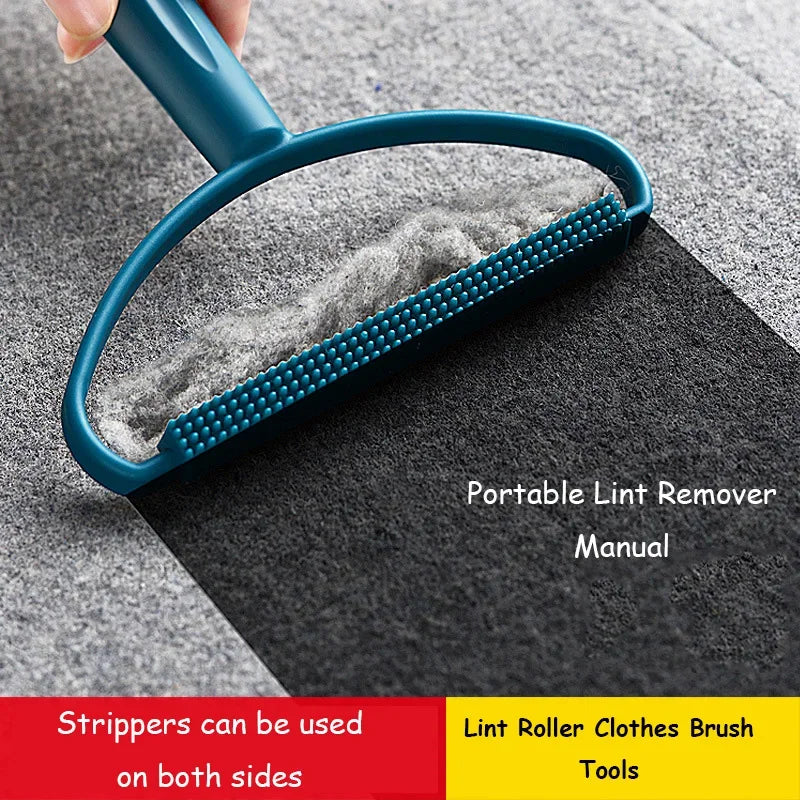 Portable Pet Hair Remover Dog Cat Hair Remover Lint Remover Carpet Rake Lint Brush for Sweater  Carpets Sofa Pet Bed Furniture