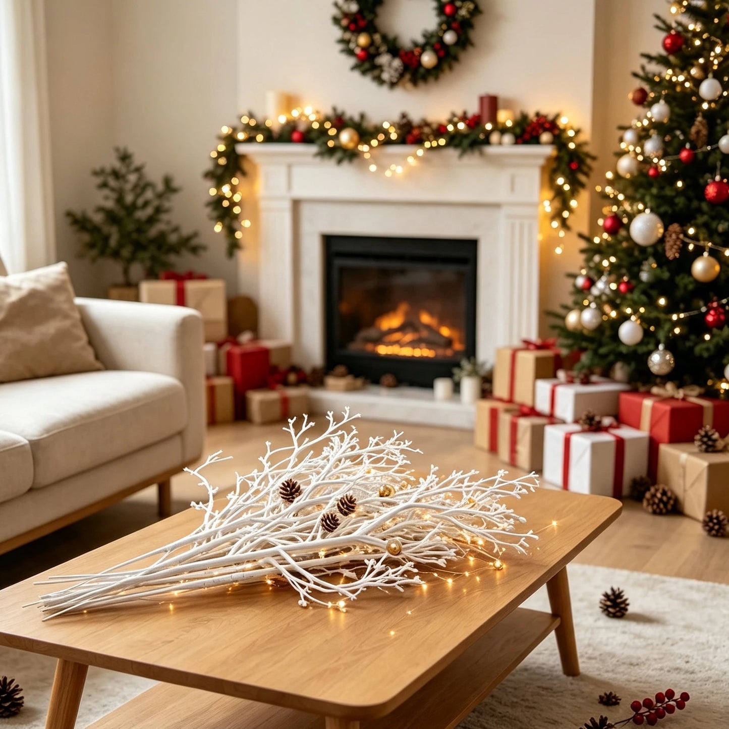 1/5pc Artificial Plant Vases Home Table Christmas Tree Decoration Flowers Scrapbooking Wedding Bridal Accessories Clearance Prop
