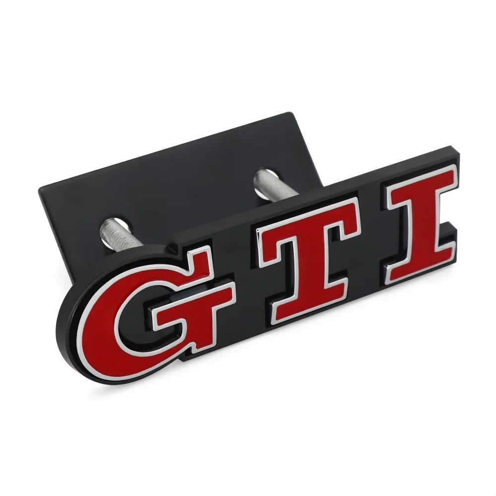 3D Metal Car Grille Sticker GTI Emblem For Volkswagen Golf 5 Polo Golf 7 5 6 Mk6 7 R 7 Gtd Mk7 Mk4 Mk5 GTI Car Stickers