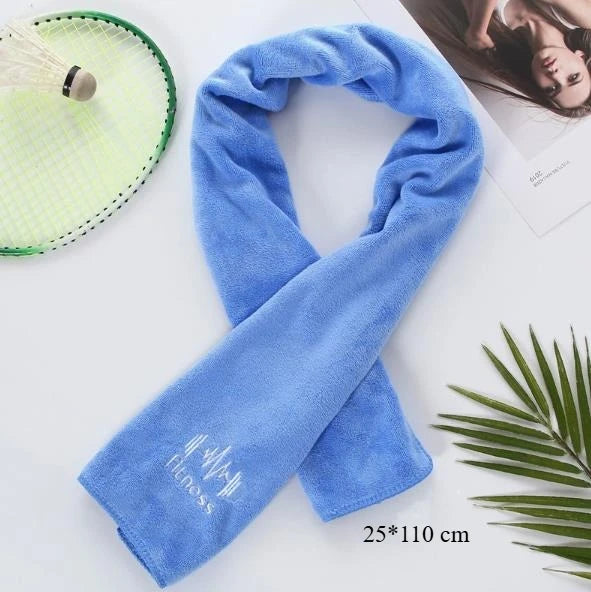 Super Absorbent Quick-Dry Sports Towel Lightweight Microfiber for Gym Running Basketball Outdoor Camping Travel 1/3pc