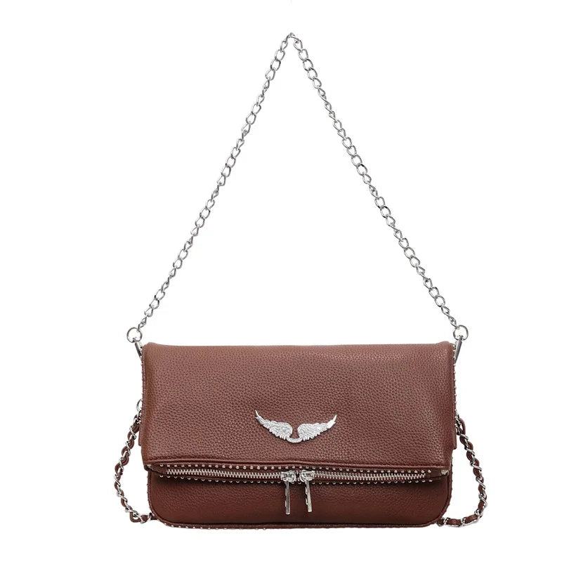 2026 New French Shoulder Bags Classic Fashionable and Versatile Chain Retro Luxury Cross-body Messenger Bag for Women