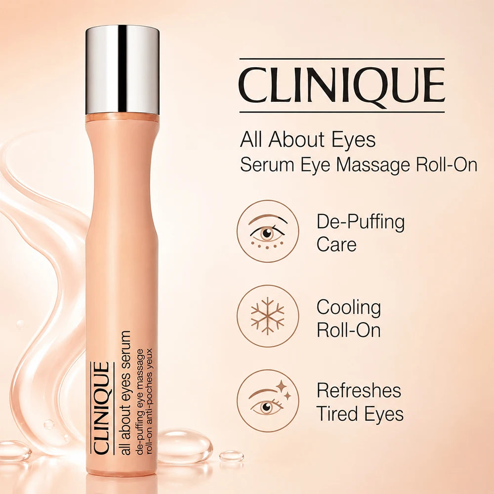 Clinique - All About Eyes Serum Eye Massage Roll-On (15ml)