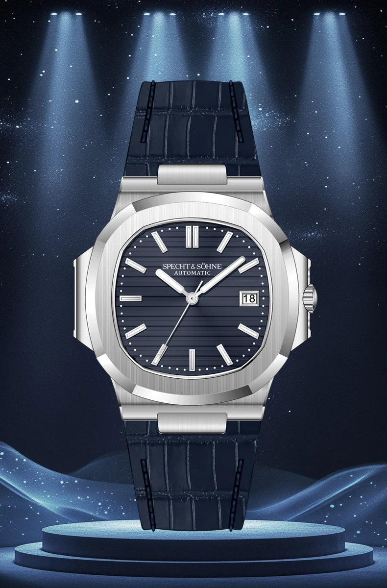 Specht&Sohne 2026 New Classic Men's Watches Luxury Automatic Watch For Men Stainless Steel Sapphire 8215 Mechanical WristWatch