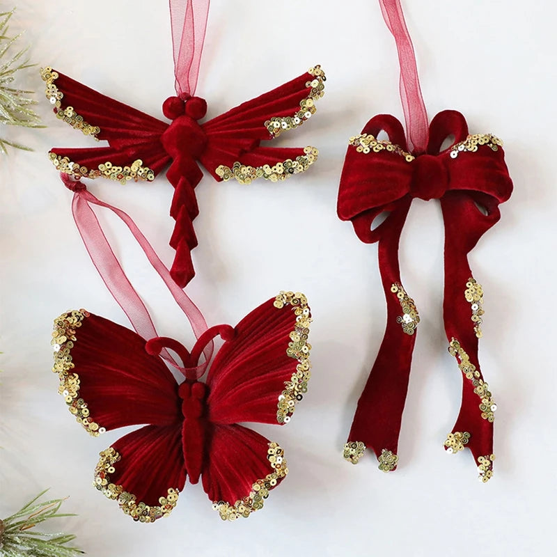 Xmas Tree Accessories Christmas Decorations 2026 Christmas Party Ornament Hanging Pendants Room Decor Wall Decor Navidad