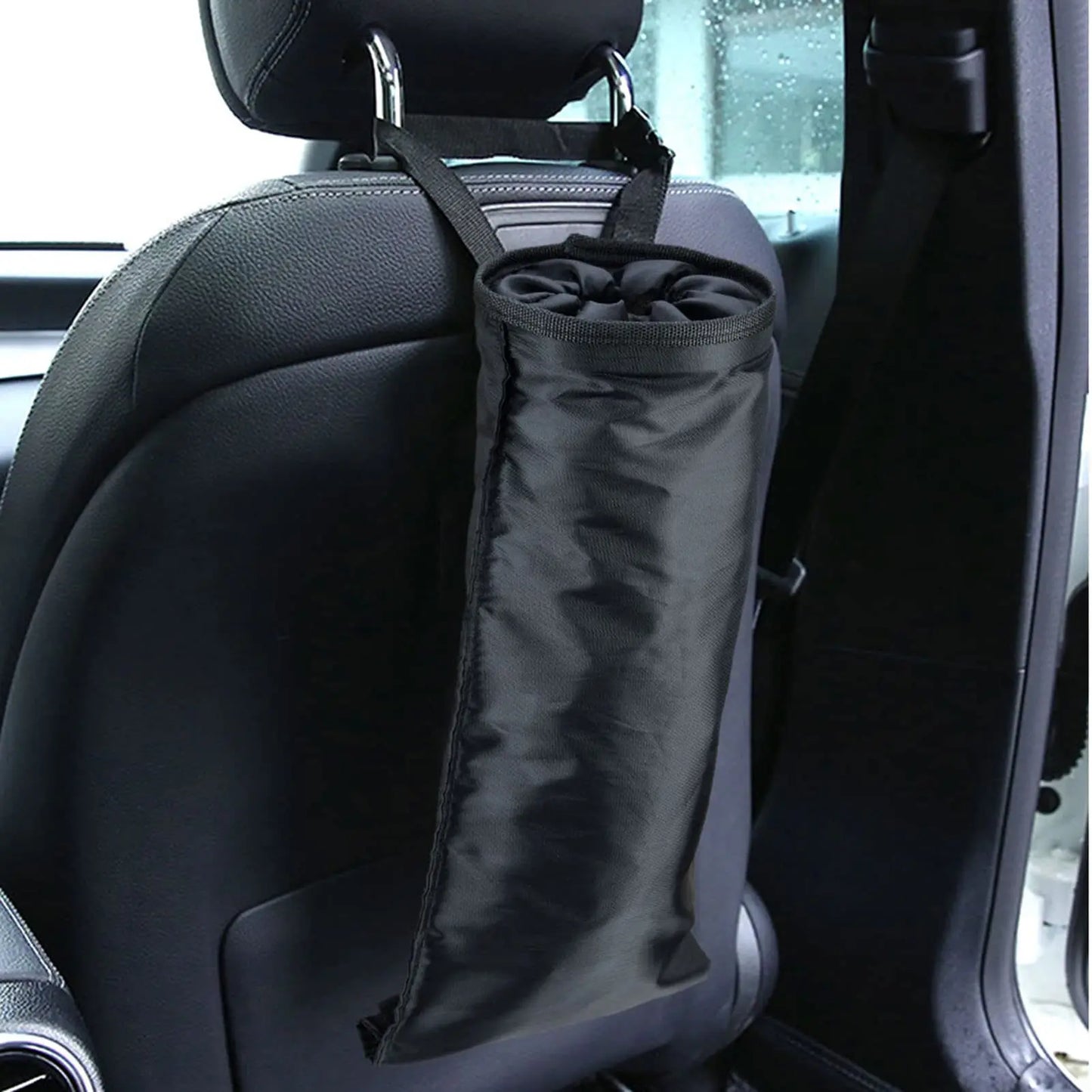 Car Trash Bags Hanging Detachable Garbage Bag Washable Seat Back Hanging Car Trash Bag Auto Garbage Can for Outdoor Traveling