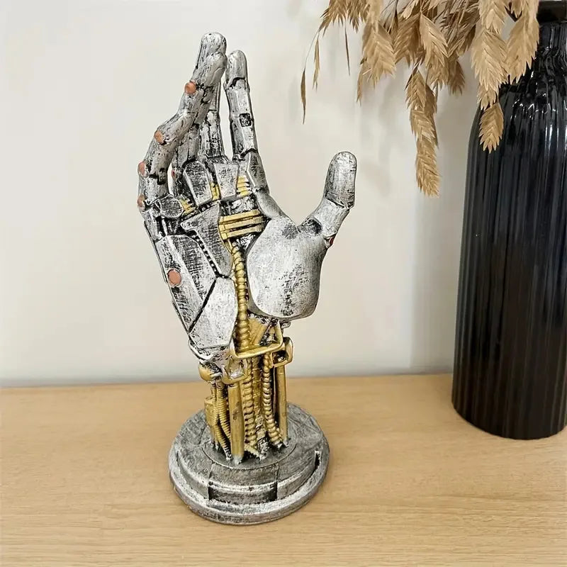 Futuristic Sci-fi Style Robotic Arm Decoration Gamepad Holder Boy Desk Cool Sense of Technology Ornament Key Jewelry Organizer