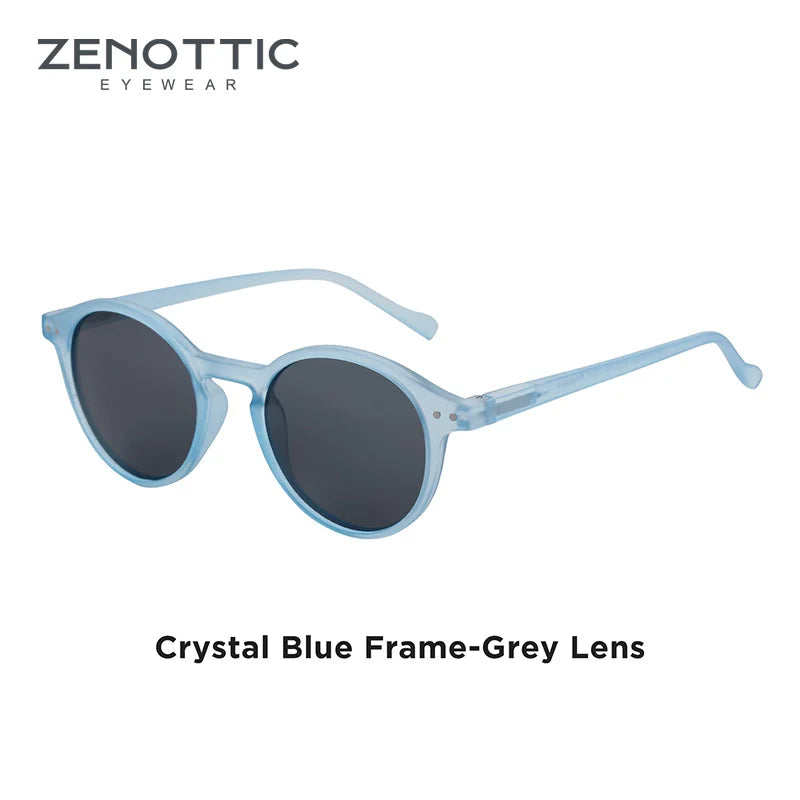 ZENOTTIC (S Size) Retro Circular Polarized Sunglasses 2026 2025 Men Women Vintage Small Round Sun Glasses UV400 Goggles Shades